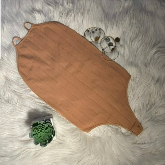 Free People Bridget High Neck Thong Bodysuit - Picture 2 of 5